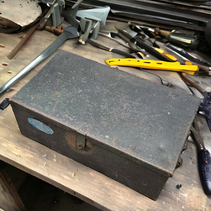 Extremely heavy-duty steel toolbox built for decades of dependable shop and industrial use.