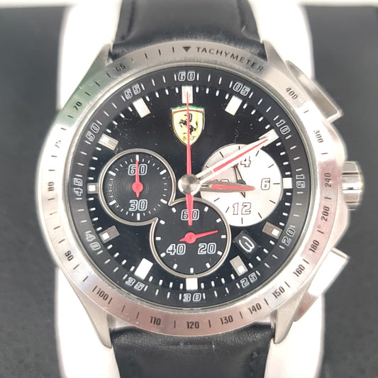 Scuderia Ferrari Chronograph Men’s Quartz Watch – Stainless Steel 45mm