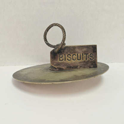 Victorian frosted glass biscuit barrel shaped like a wooden keg with silver accents
