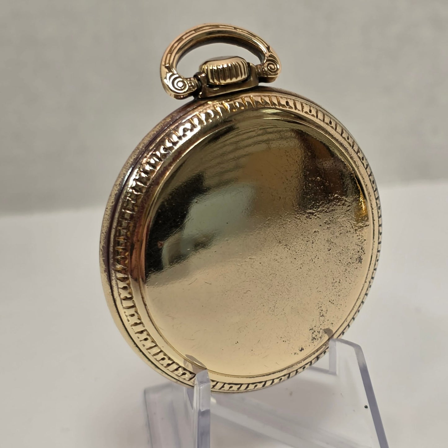 Hamilton 974 Railway Grade Pocket Watch 17 Jewels Gold Filled Keystone