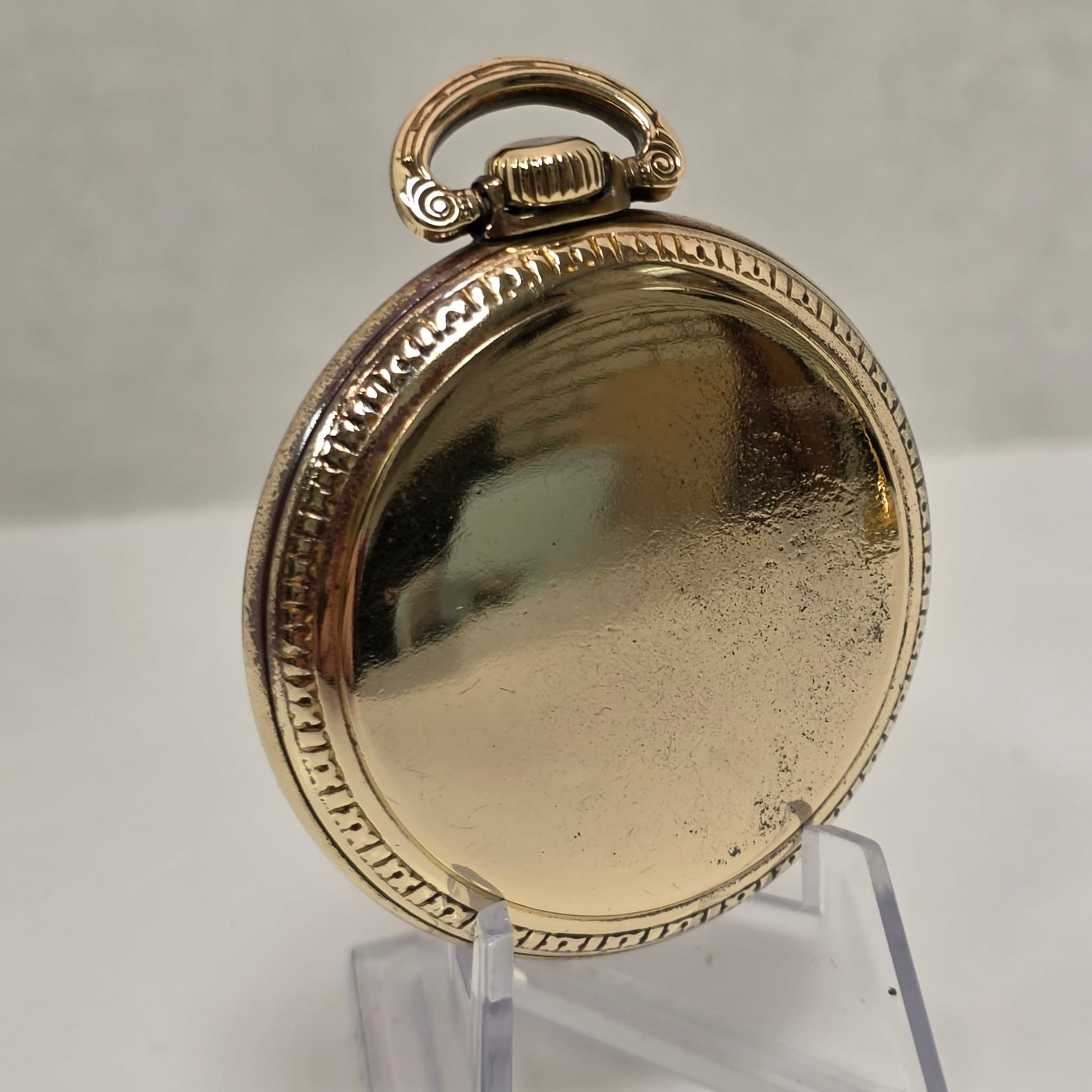 Hamilton 974 Railway Grade Pocket Watch 17 Jewels Gold Filled Keystone