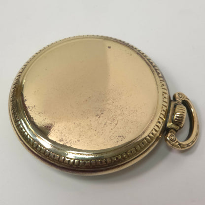 Hamilton 974 Railway Grade Pocket Watch 17 Jewels Gold Filled Keystone
