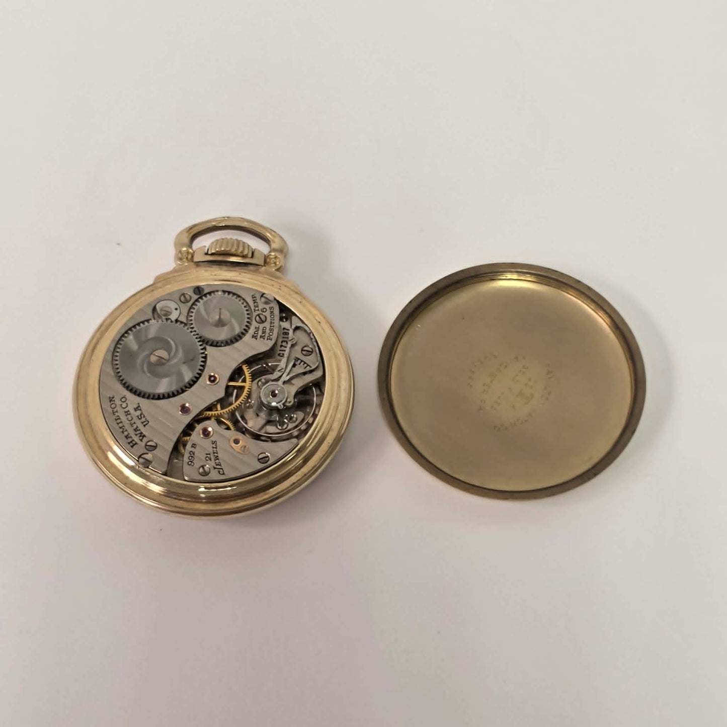 Hamilton 992B Railway Special Pocket Watch – 21 Jewel Size 16 Railroad Watch c.1946