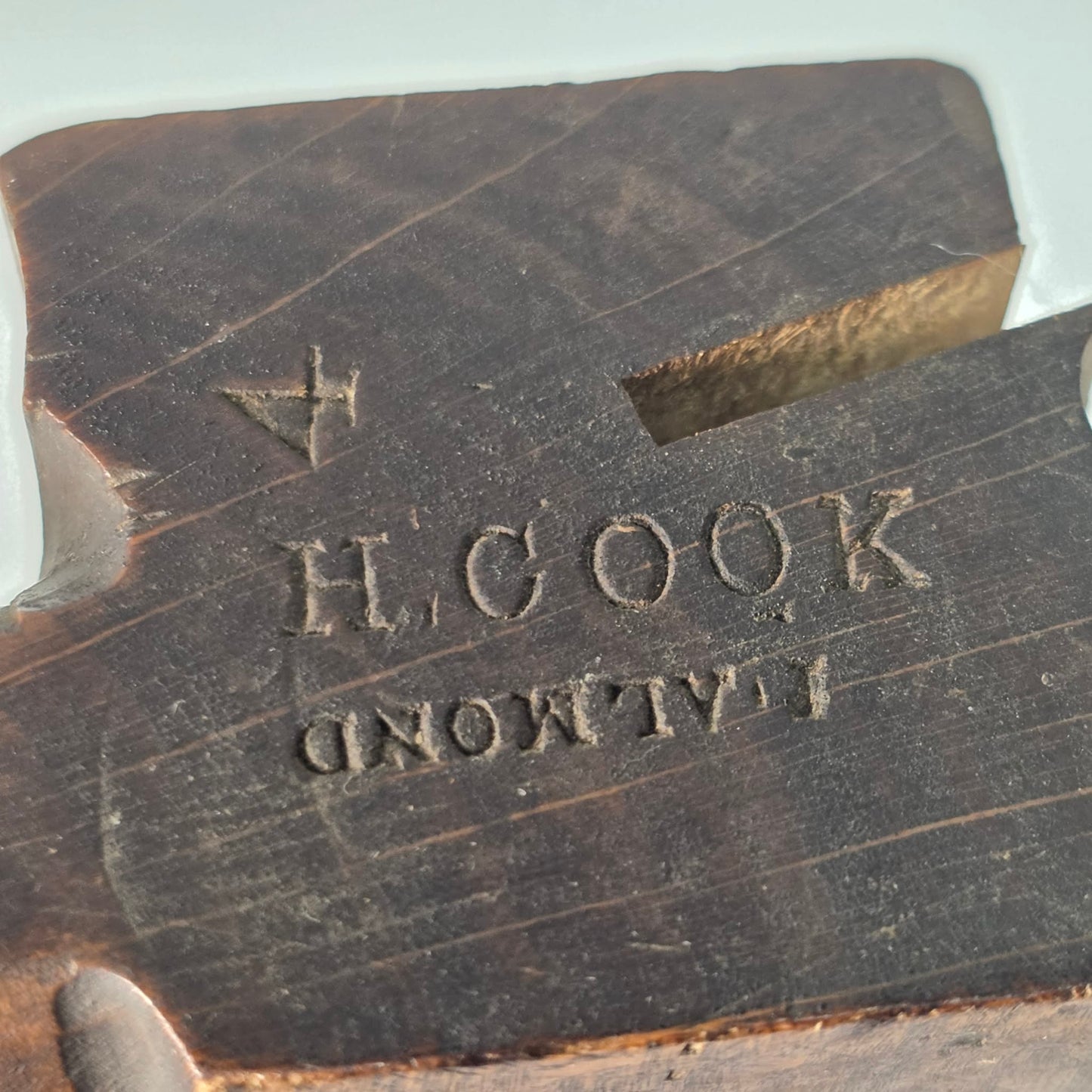 Antique H. Cook Beading Plane 9.5” | Vintage Woodworking Tool Signed I. Almond