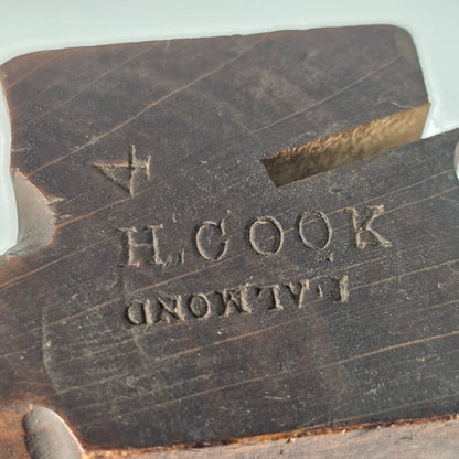 Antique H. Cook Beading Plane 9.5” | Vintage Woodworking Tool Signed I. Almond