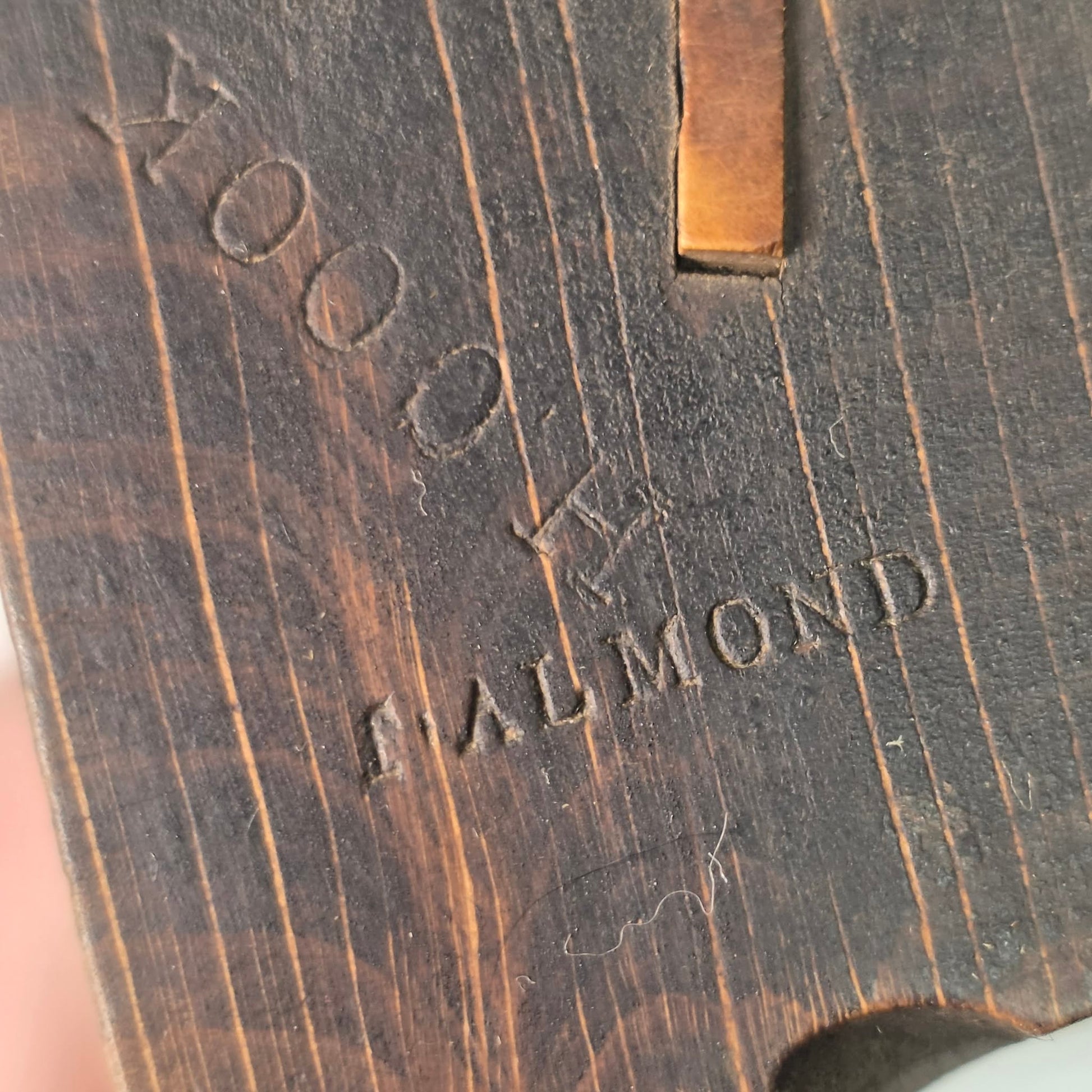 Antique H. Cook Beading Plane 9.5” | Vintage Woodworking Tool Signed I. Almond