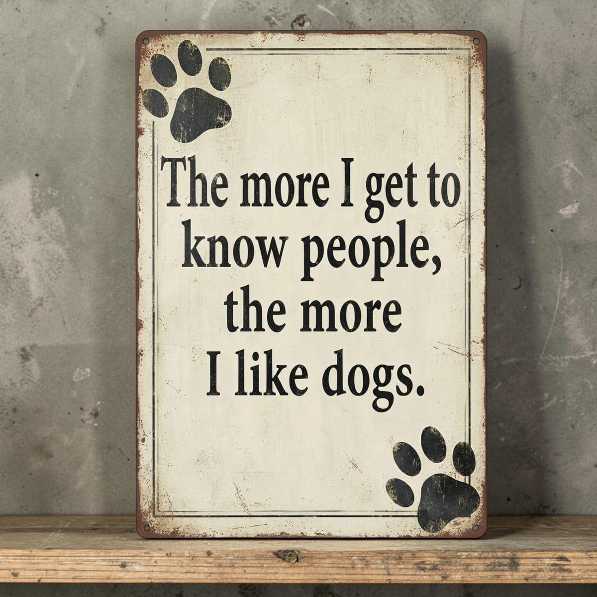 Funny dog lover sign
