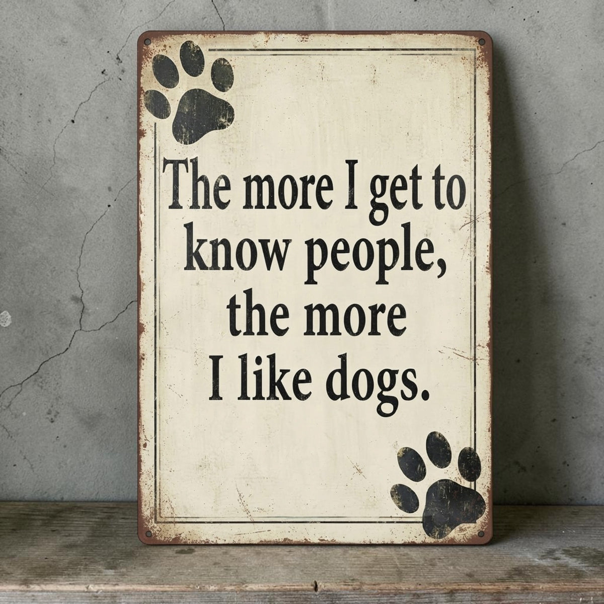 Funny dog lover sign
