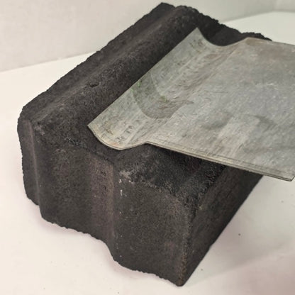Heavy-duty iron swage block for precise metal shaping, 28 lbs.