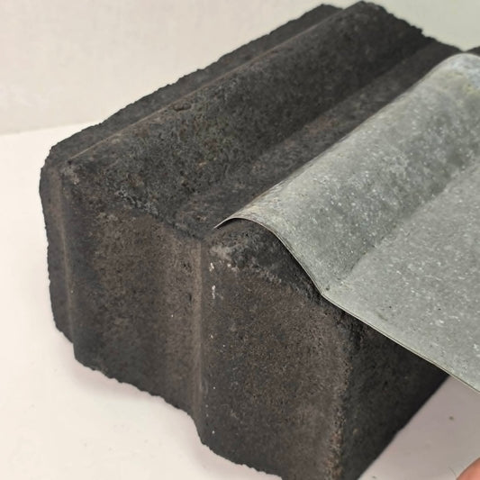 Heavy-duty iron swage block for precise metal shaping, 28 lbs.