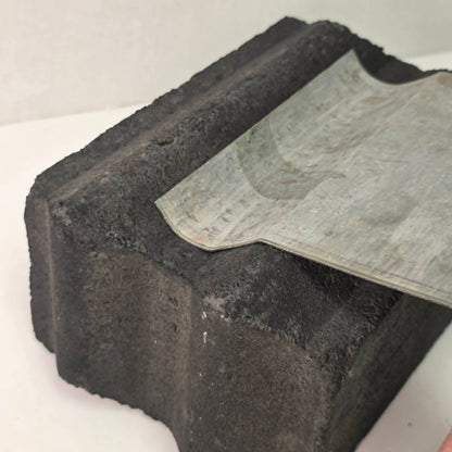 Heavy-duty iron swage block for precise metal shaping, 28 lbs.