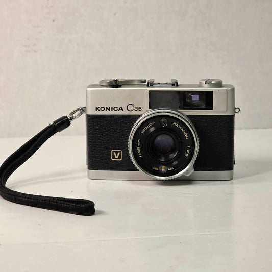 Vintage Konica C35 Hexanon 35mm Film Camera – Street Photography - Wainfleet Trading Post