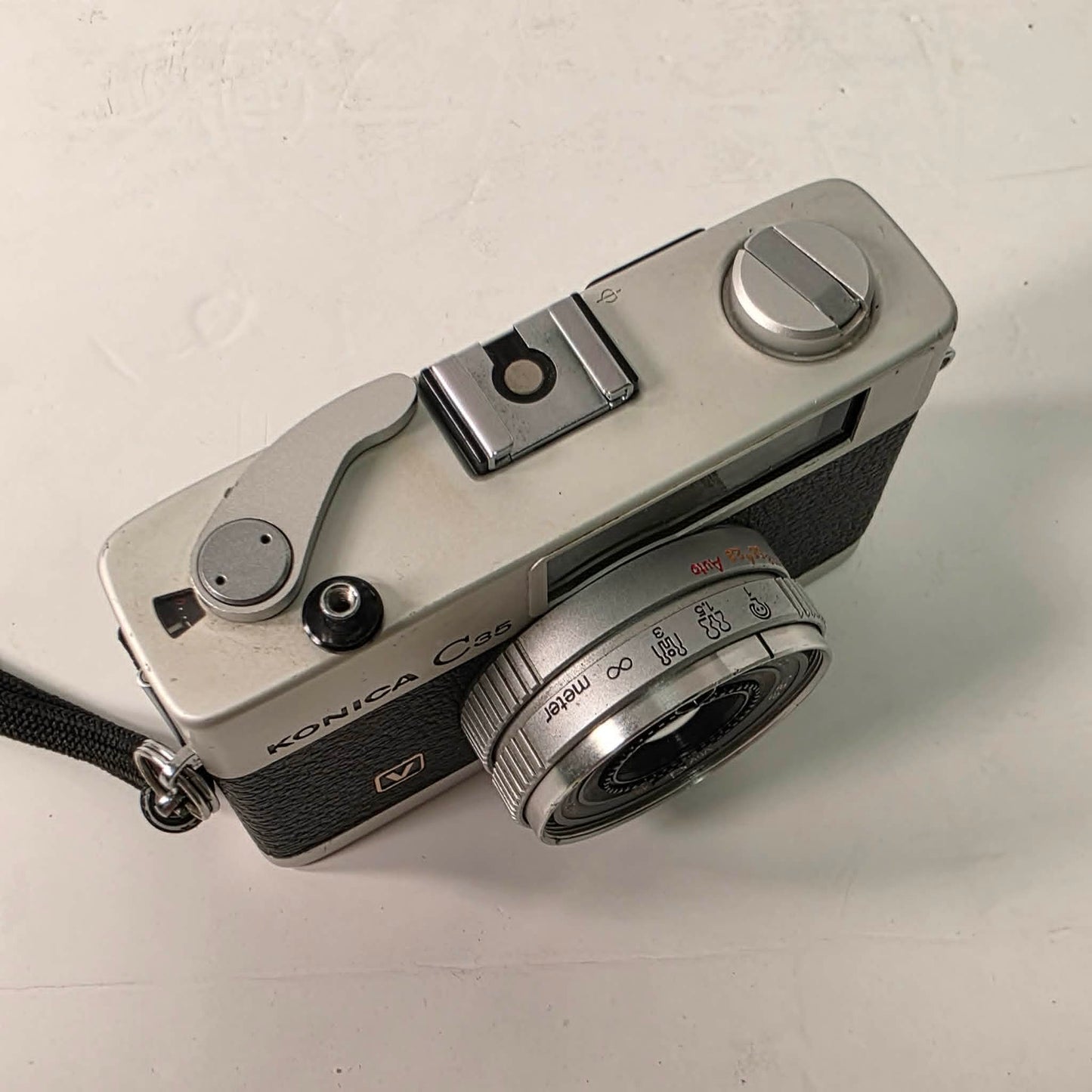 Vintage Konica C35 Hexanon 35mm Film Camera – Street Photography