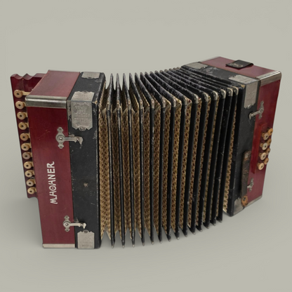 Antique M. Hohner 8-Bass Button Accordion – G-C Chord
