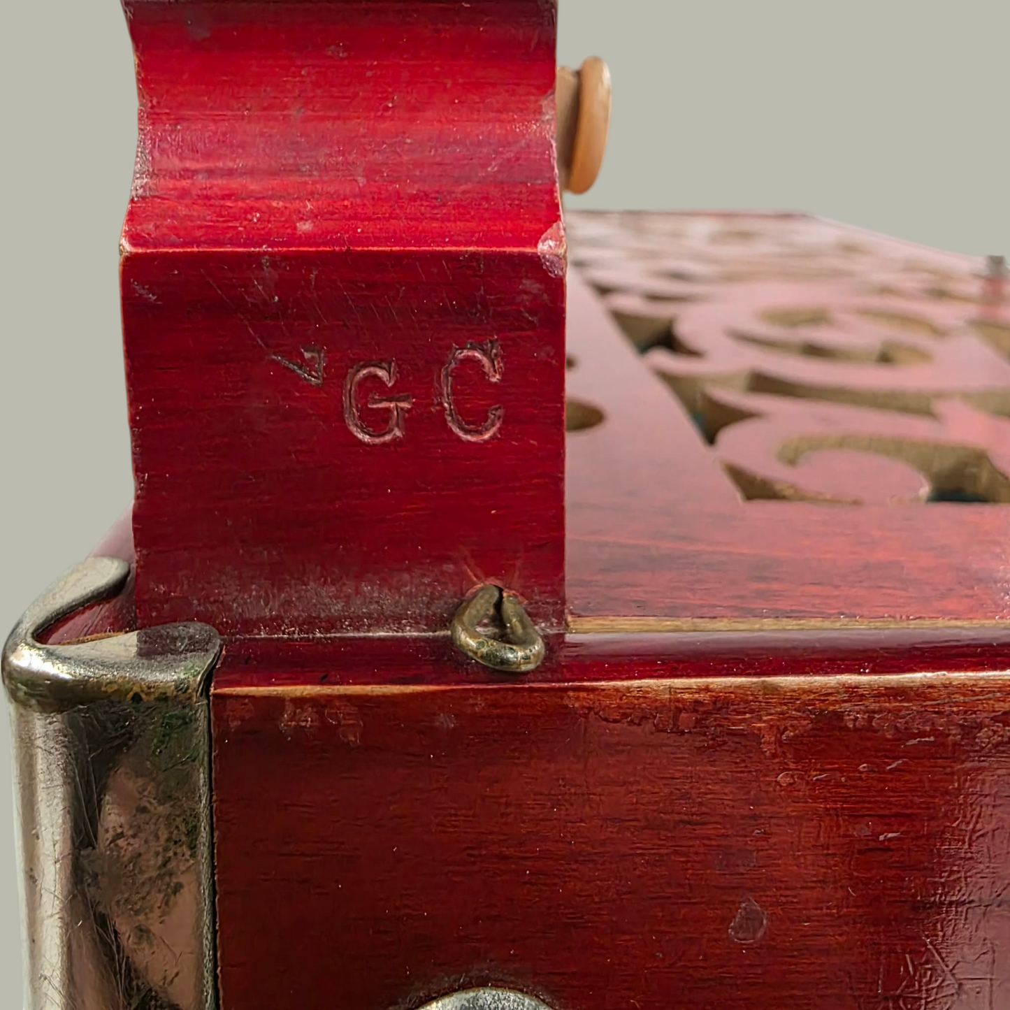 Antique M. Hohner 8-Bass Button Accordion – G-C Chord