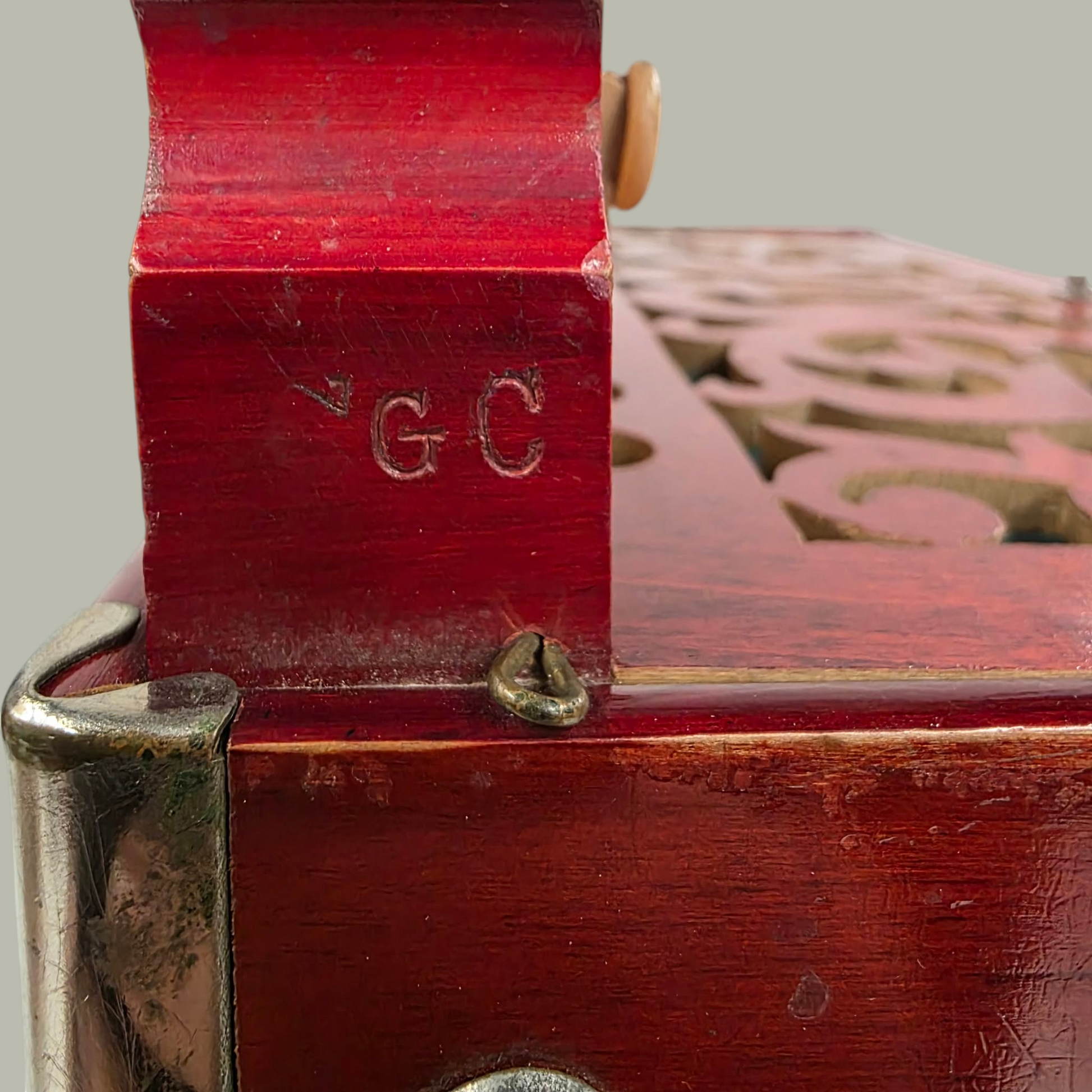 Antique M. Hohner 8-Bass Button Accordion – G-C Chord