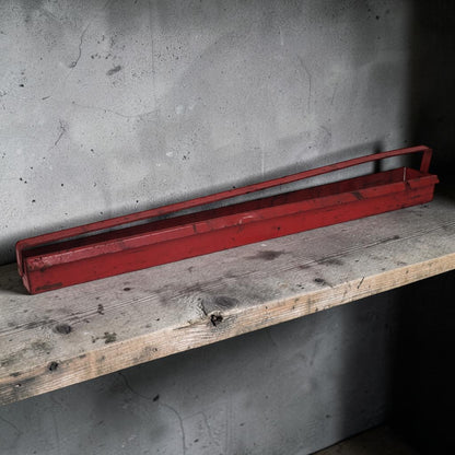 Vintage MAC Tools toolbox side hanger socket tray holder for mechanic tool storage.
