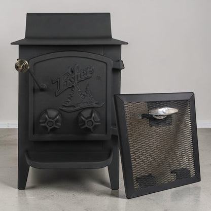Mama Bear Fisher Wood Stove with Cathedral Door – Refurbished Classic Wood Heat - Wainfleet Trading Post