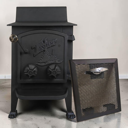 Mama Bear Fisher Wood Stove with Cathedral Door – Refurbished Classic Wood Heat - Wainfleet Trading Post