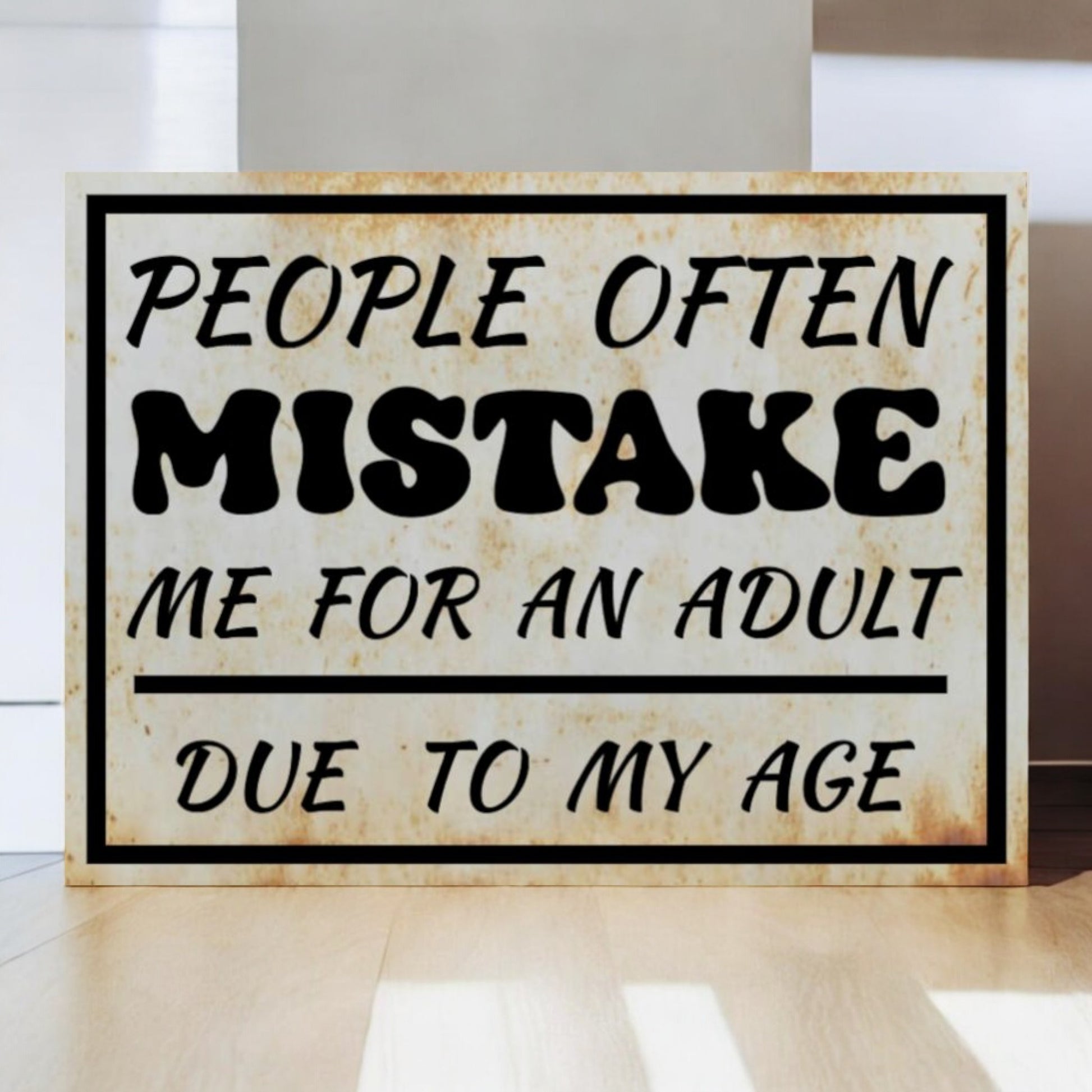 People Often Mistake Me For An Adult Due To My Age