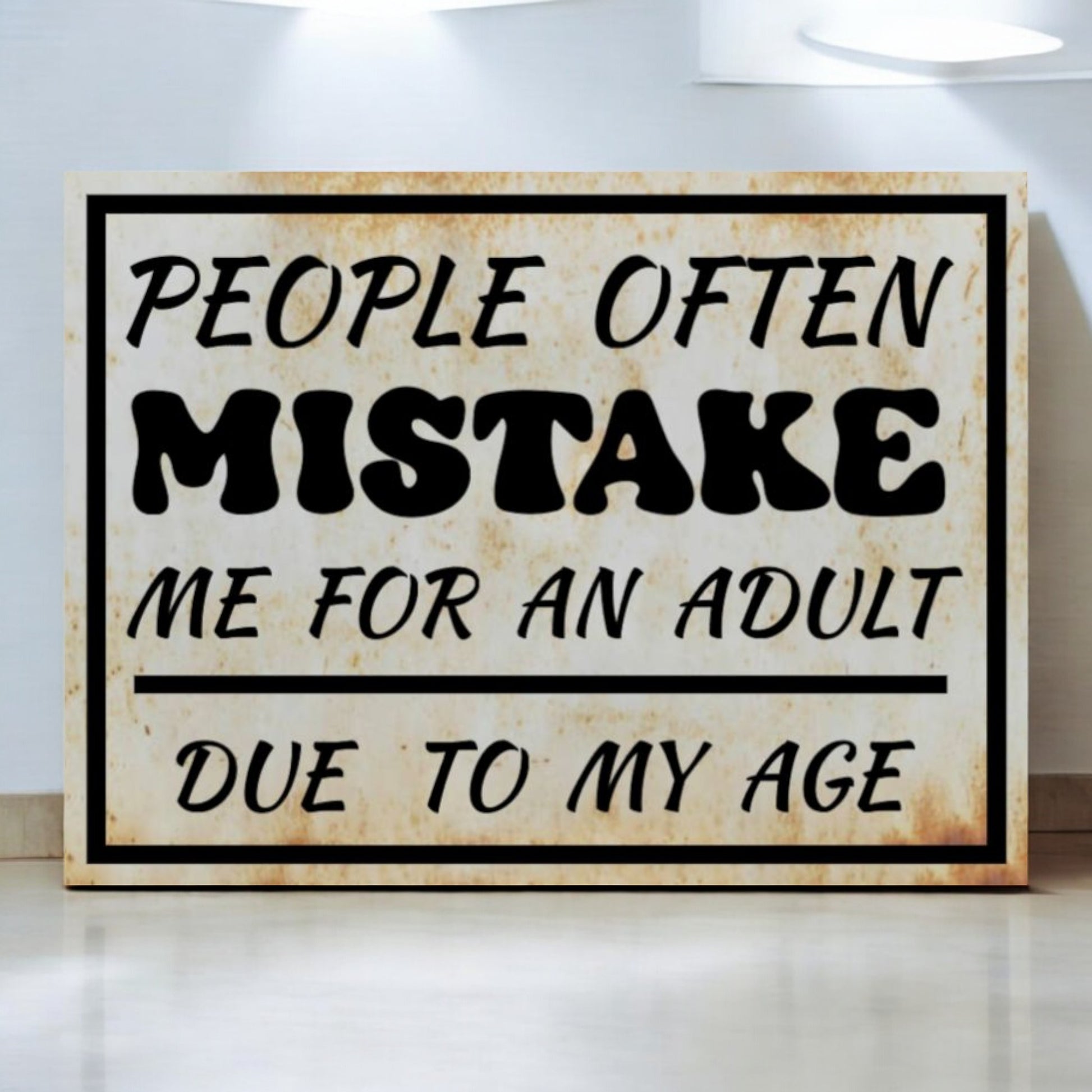 People Often Mistake Me For An Adult Due To My Age