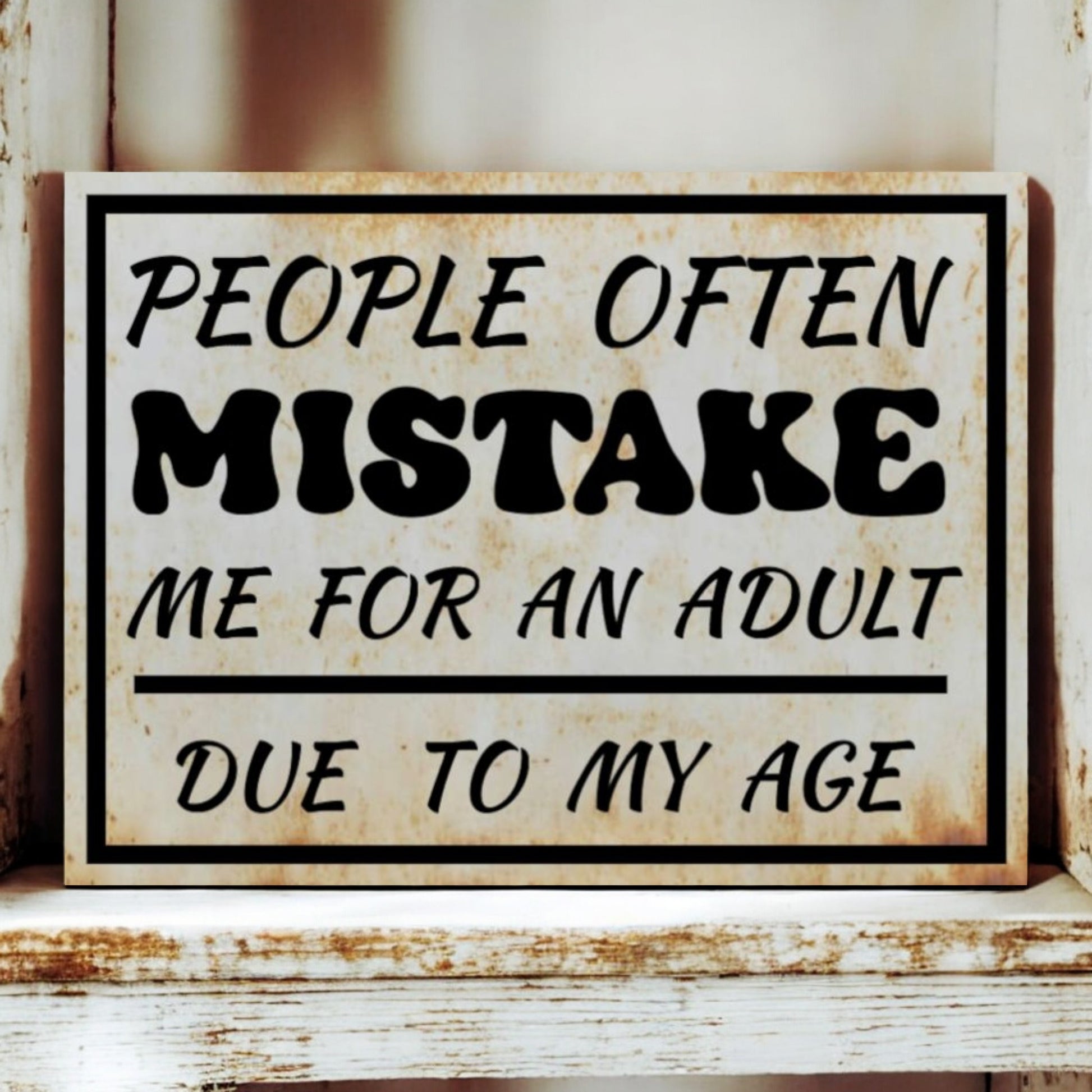 People Often Mistake Me For An Adult Due To My Age