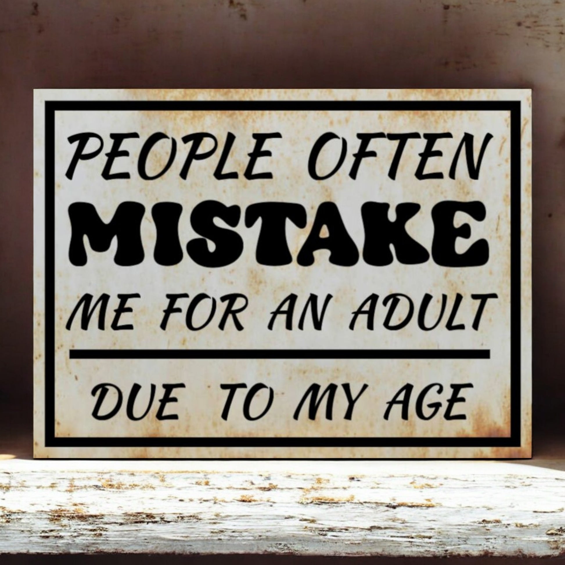 People Often Mistake Me For An Adult Due To My Age
