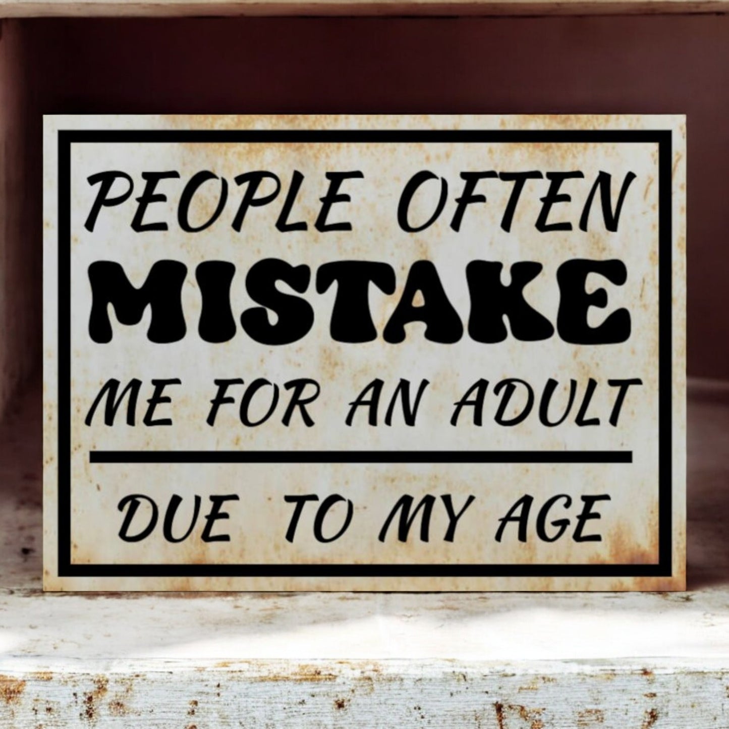 People Often Mistake Me For An Adult Due To My Age