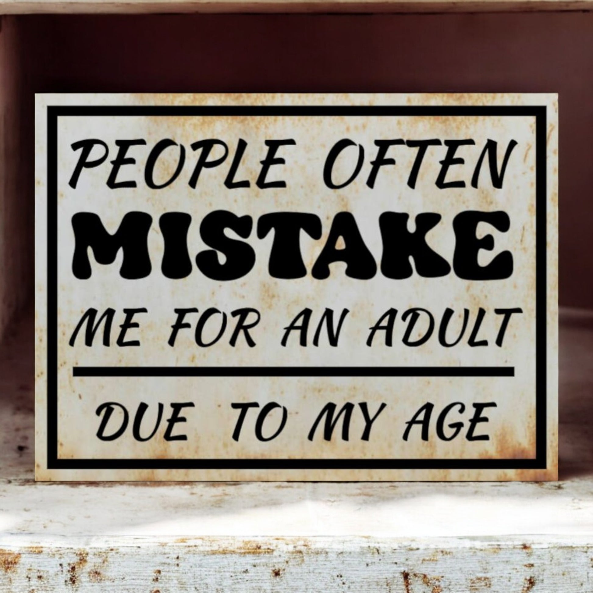 People Often Mistake Me For An Adult Due To My Age