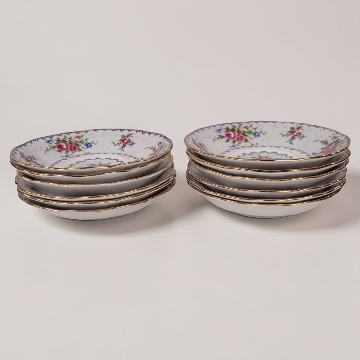 Royal Albert Petit Point Bone China Saucer – Made in England