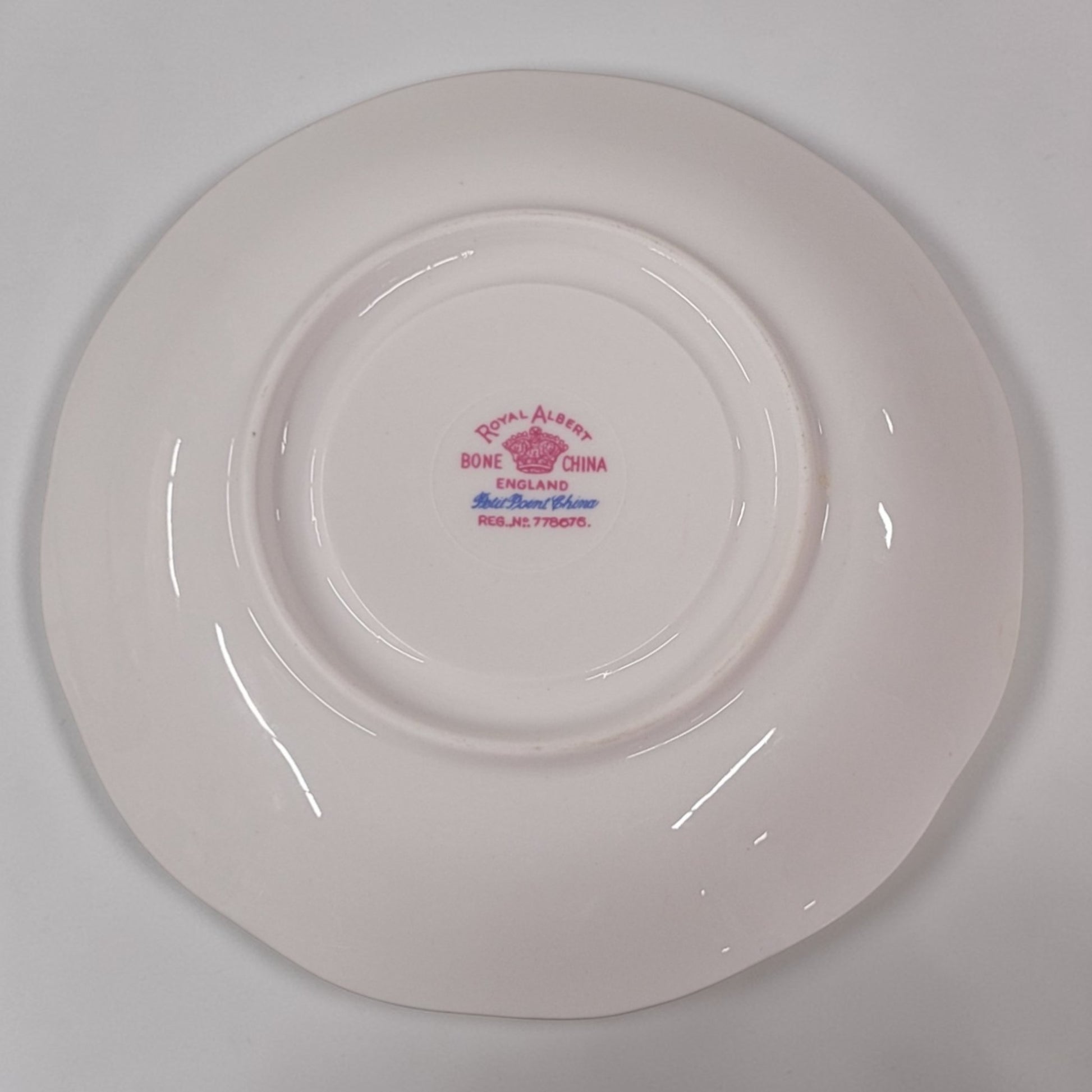 Royal Albert Petit Point Bone China Saucer – Made in England