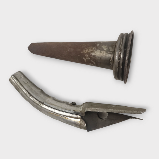 Vintage tin oil spouts 