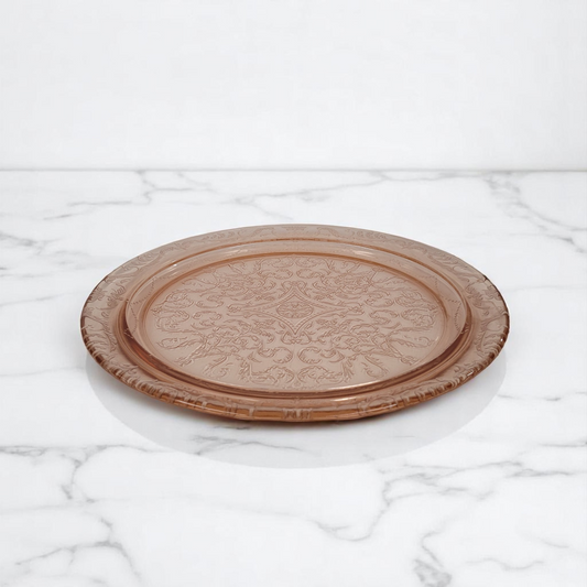 Vintage Pink Depression Glass 11.5" Serving Plate