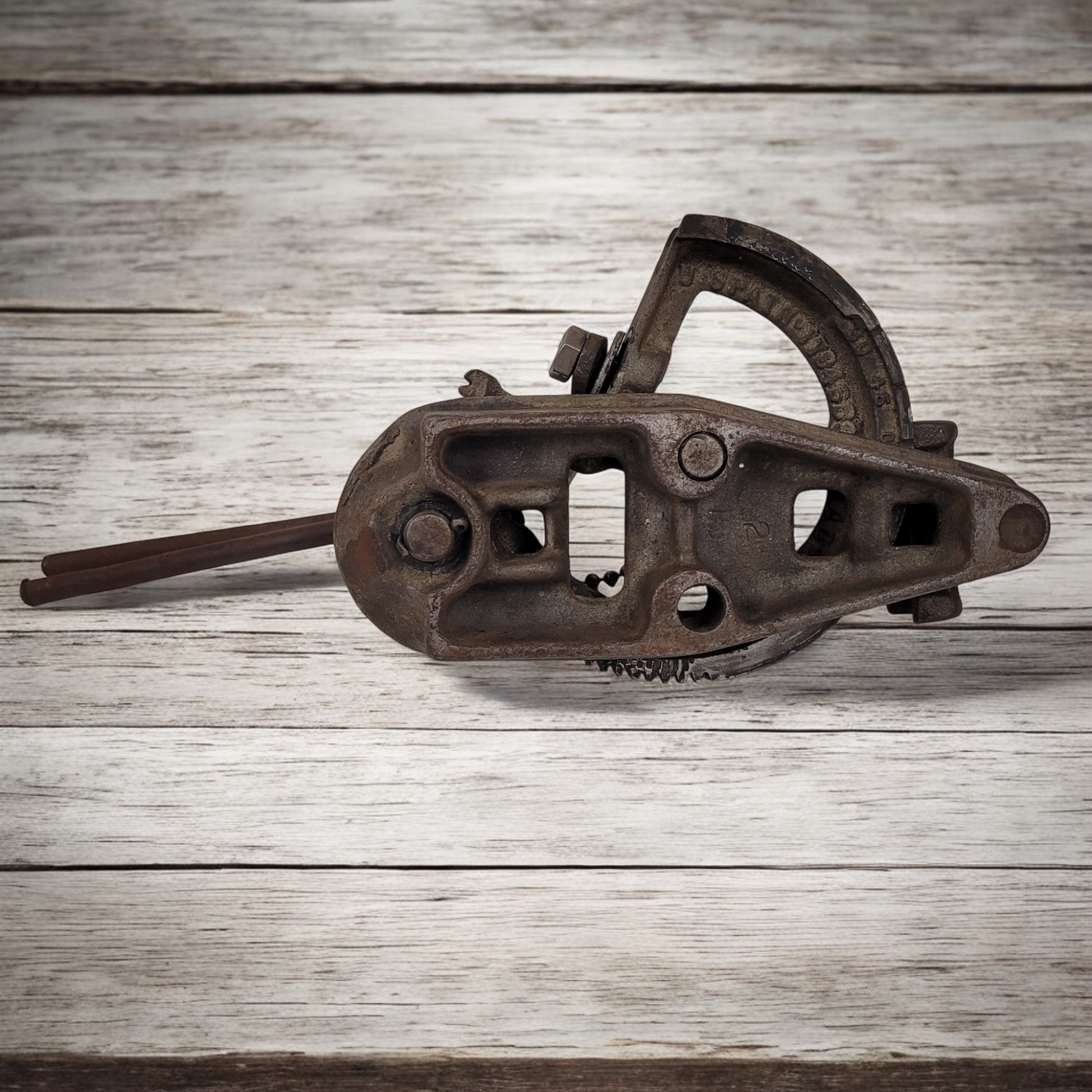 Antique Holsclaw Bros Handy 5/8" Geared Pipe Bender No 2