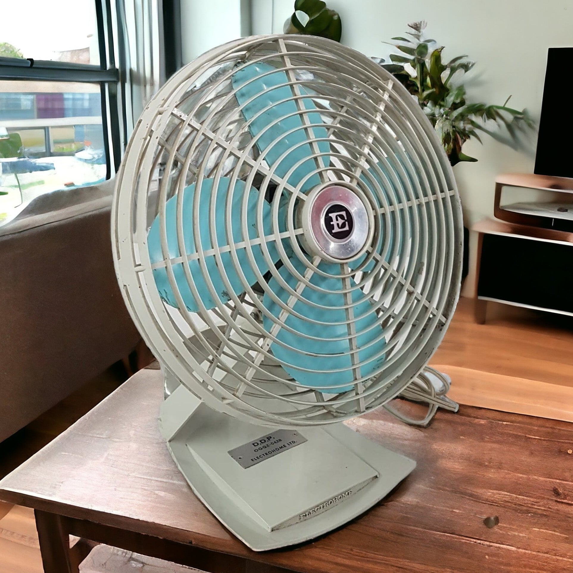 Powder Blue Electrohome Fan