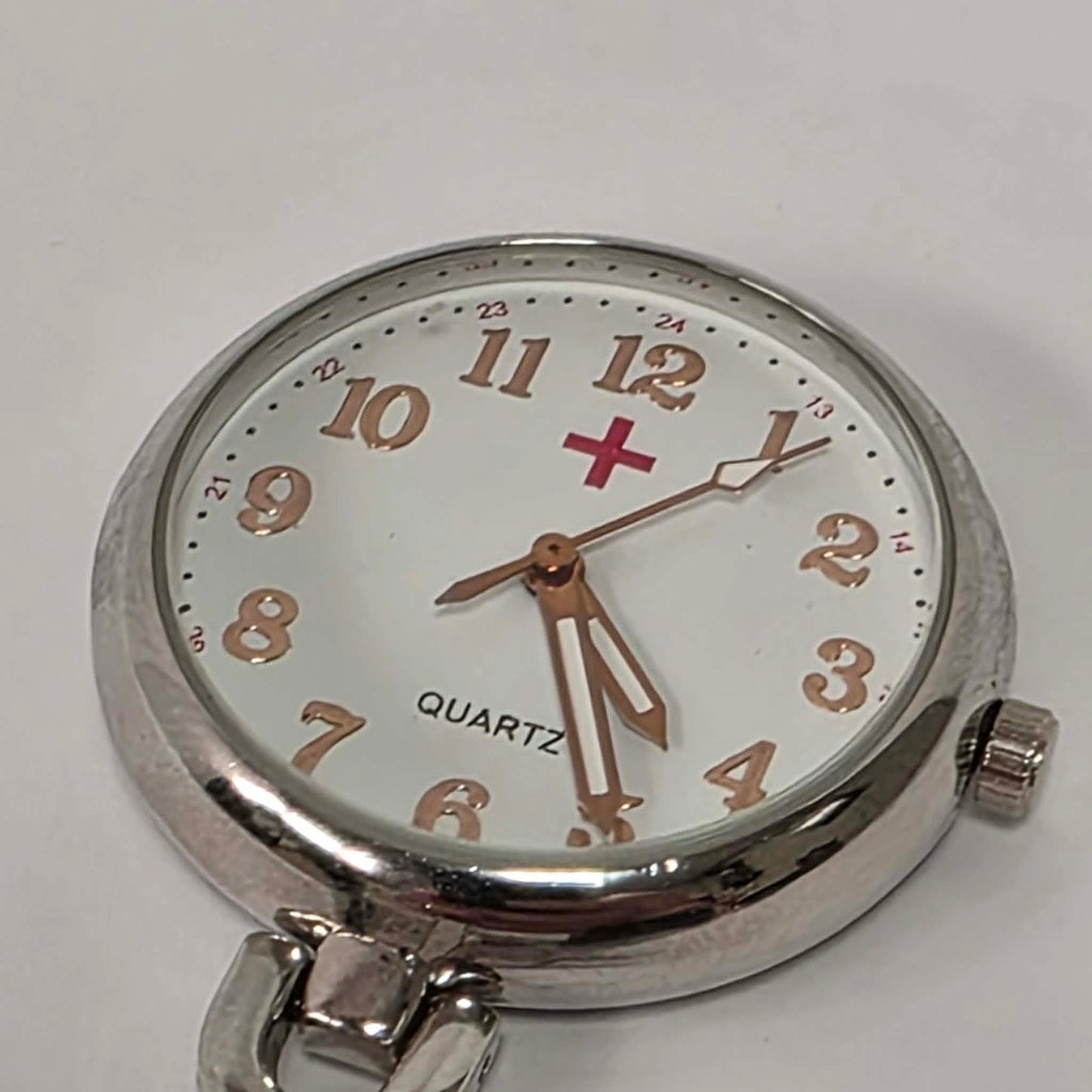 RN for Life pin-on nurse lapel watch in excellent condition.
