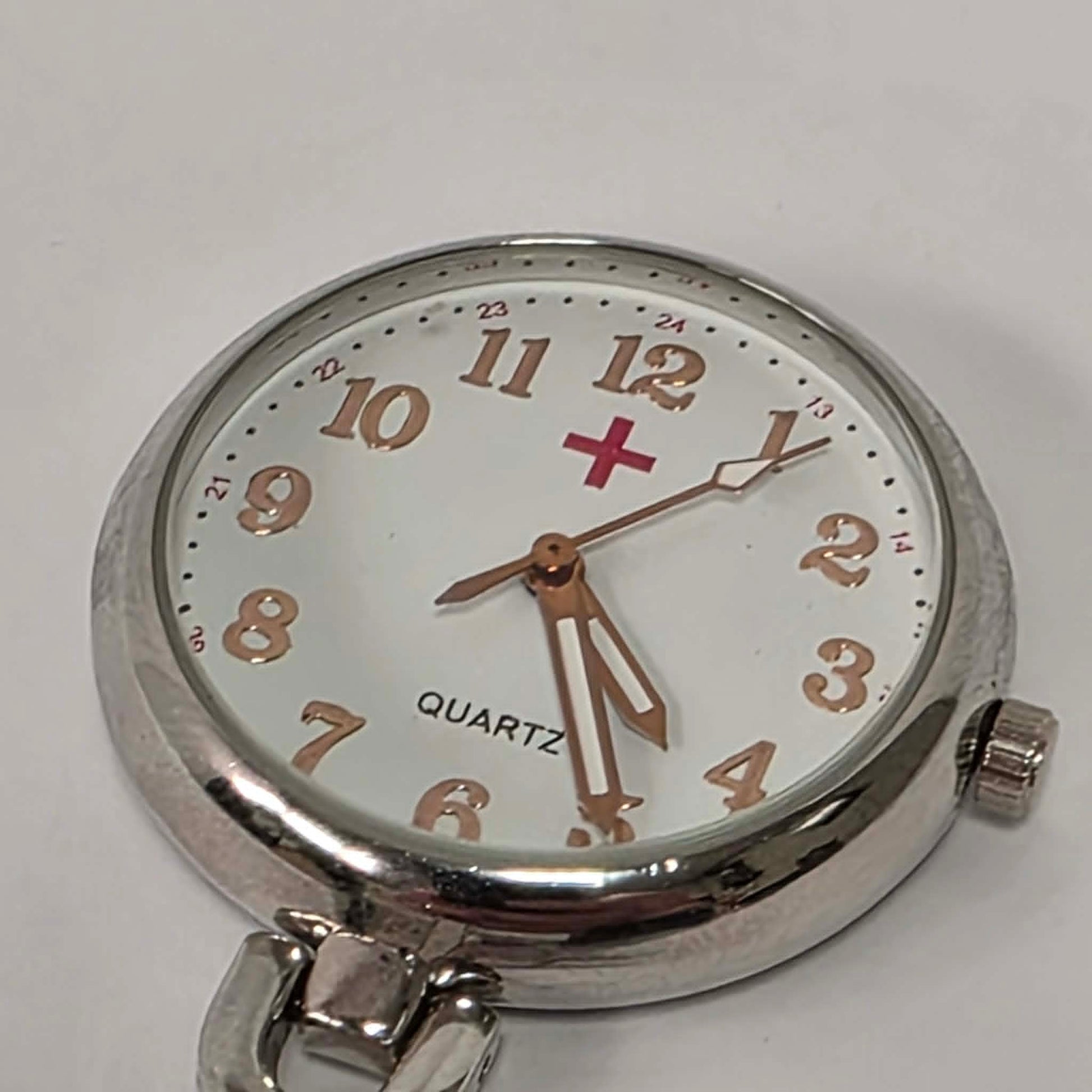 RN for Life pin-on nurse lapel watch in excellent condition.
