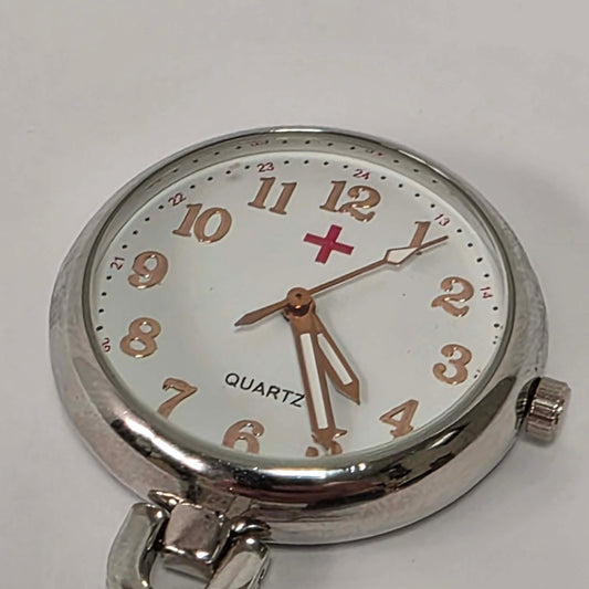 RN for Life pin-on nurse lapel watch in excellent condition.
