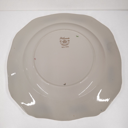 Set of 5 Royal Caledonia Crown China 8.75" Square Salad Plates – 1930s