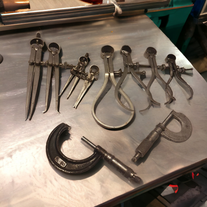 Machinist Precision Tools Vintage Lot Apprentice Starrett
