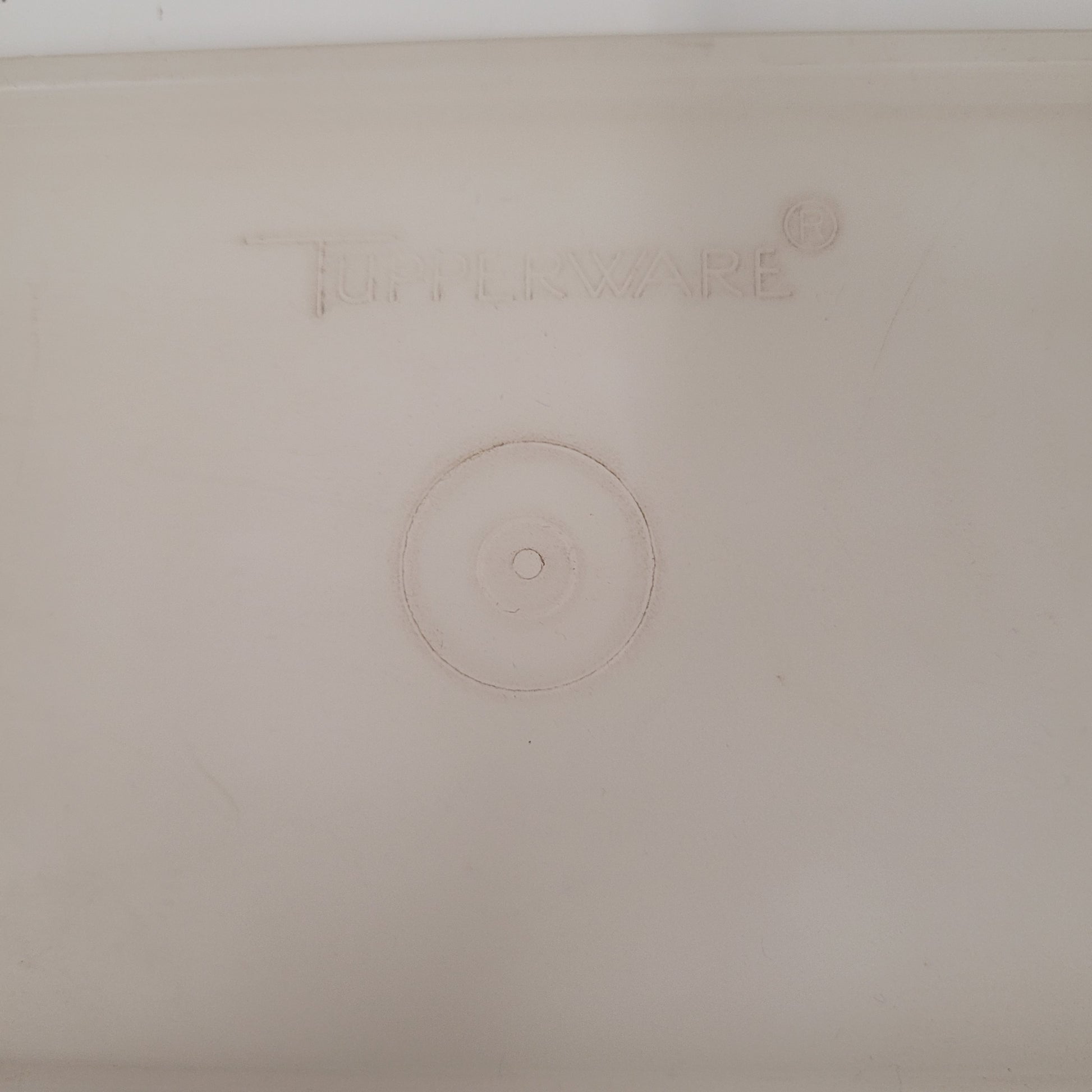 Vintage Tupperware Clear Rectangular Lid 895-1