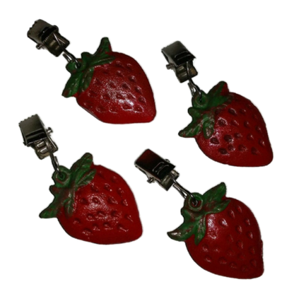 Tablecloth Clips & Weights Strawberries