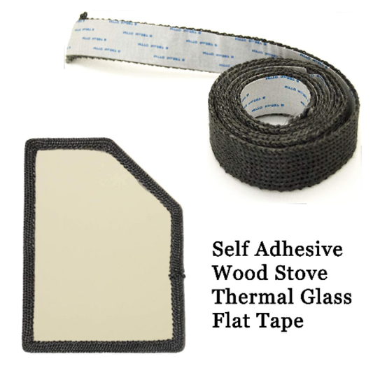 Wood Stove Fireplace Glass Sealing Gasket Tape Self Adhesive