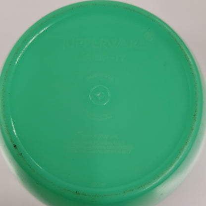 Vintage Green Tupperware Crisp-It Lettuce Crisper With Lid 679-11