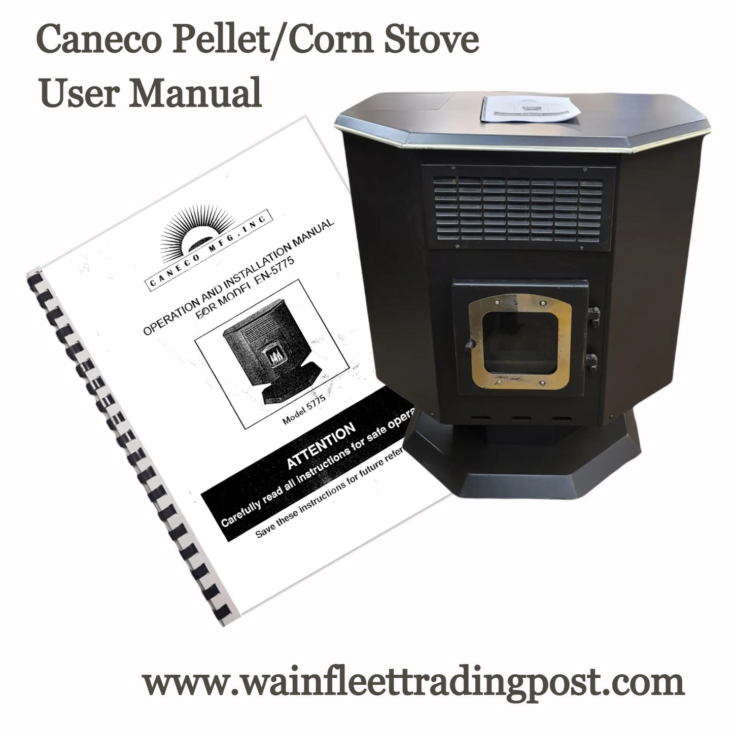 Caneco Pellet / Corn Stove Manual Model EN 5775