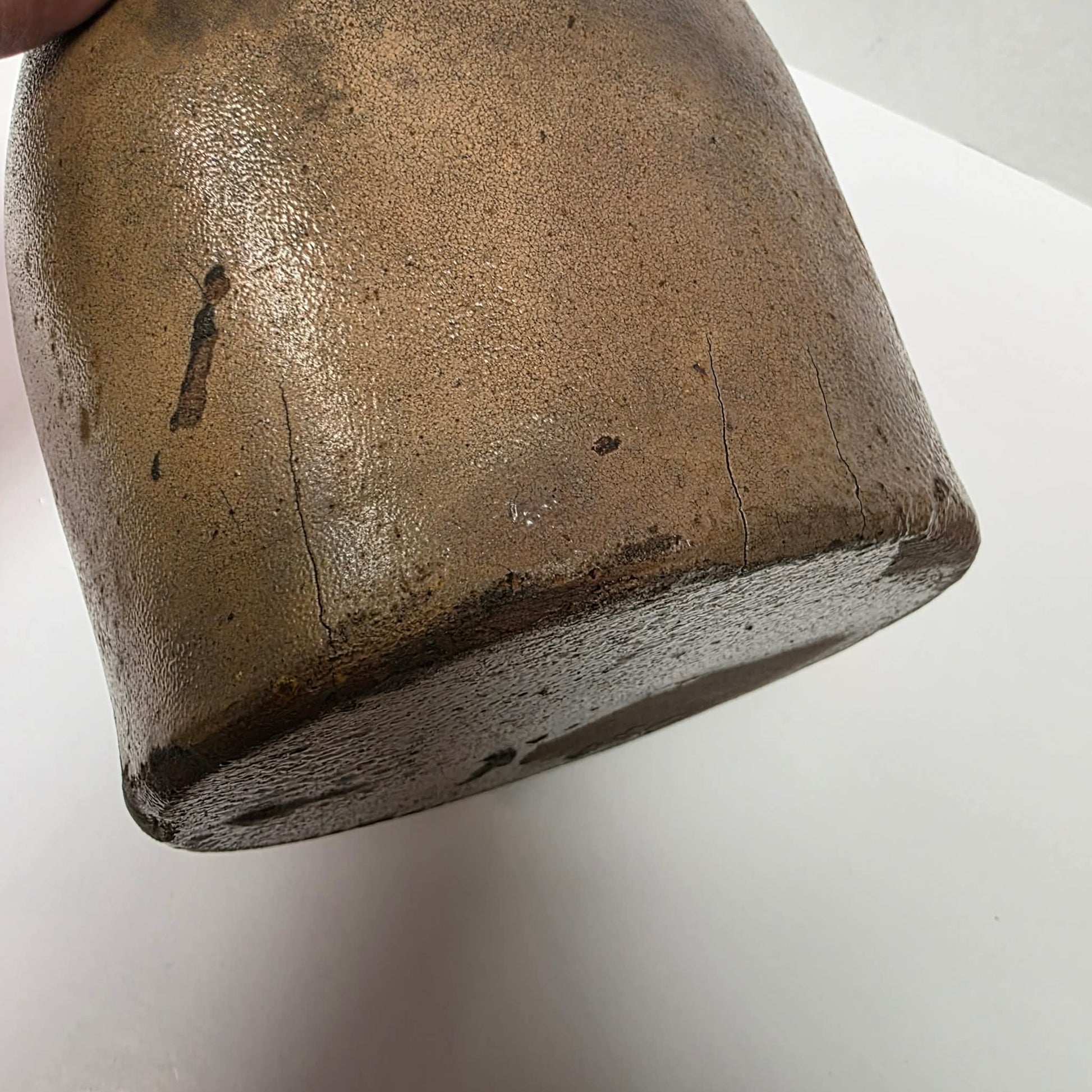 Antique W.E. Welding Brantford Ontario Salt Glaze Crock Jug 11”