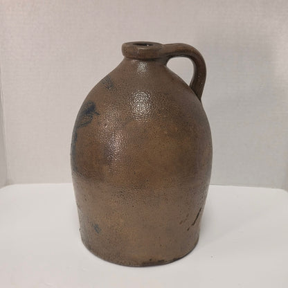 Antique W.E. Welding Brantford Ontario Salt Glaze Crock Jug 11”