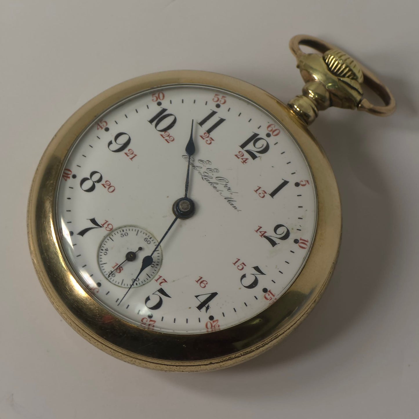 Hamilton Railroad Grade Pocket Watch Gold Filled Lever Set 17 Jewel Montgomery Dial