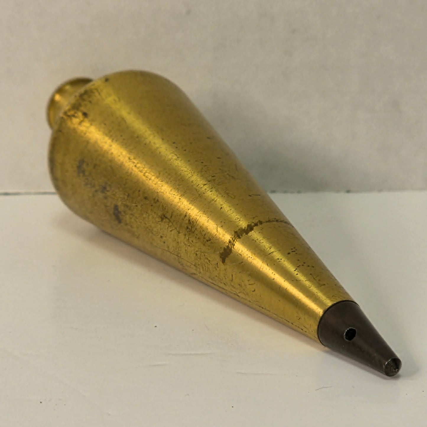 Antique Solid Brass Carpenter’s Plumb Bob 5.5”