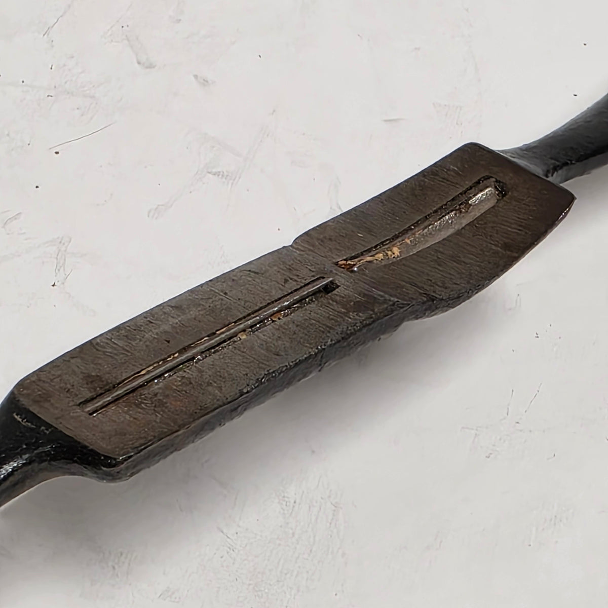 Antique German double spokeshave with dual blades
